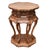 Brown Carved Chinese Ming Style Hardwood Side Table Stand For Sale - Image 8 of 10
