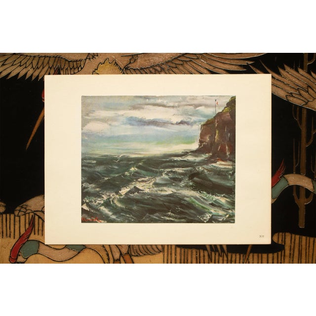 1947 After Maurice Vlaminck "Sotteville-Sur-Mer", First Edition Period Offset Lithograph For Sale - Image 4 of 8