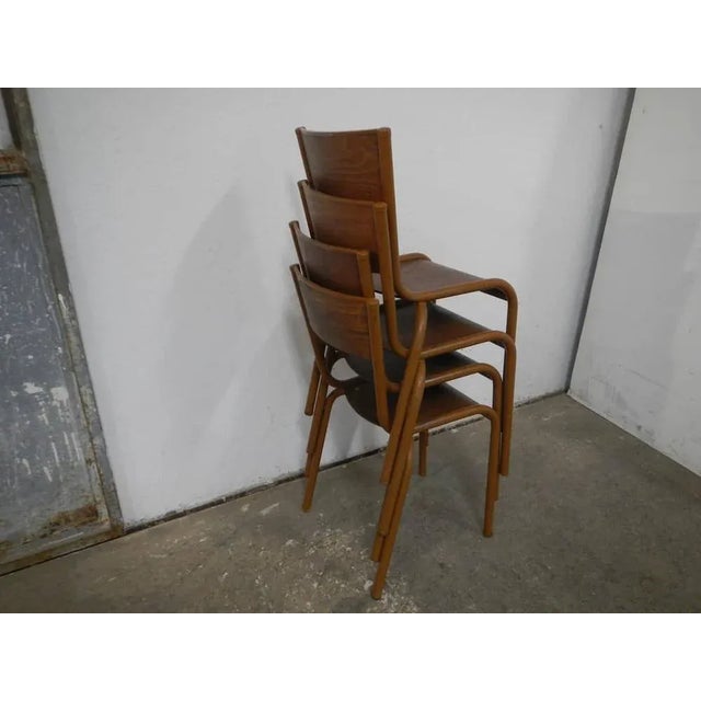 Stackable Chairs from Mullca, 1960s, Set of 4 For Sale - Image 3 of 12