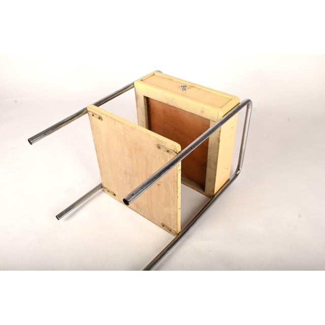 Bauhaus Nightstand in Tubular Steel from Slezak, 1930s For Sale - Image 6 of 9
