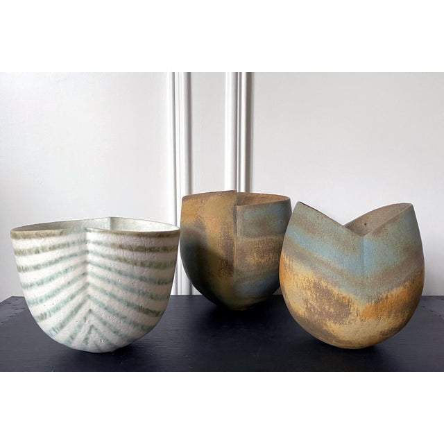Ceramic Vase Vessel by British Studio Potter John Ward For Sale - Image 10 of 17