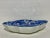 Victorian English China Copeland Spode Blue Italian Scalloped Dish, Early 20th Century For Sale - Image 3 of 5