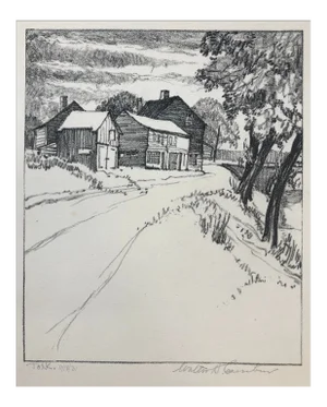 1931 Walter Cassebeer New York Lithograph