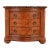 Thomasville French Louis Philippe Burl Wood Marble Top Three-Drawer Dresser Chest For Sale
