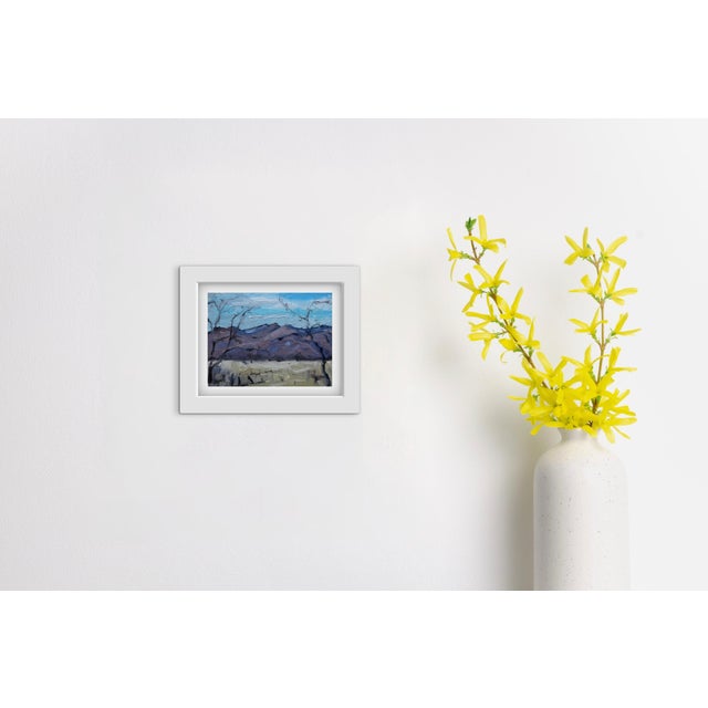 Quiet Places & Journeys — Smith Valley Ranch Original oil painting by L Haas, 8 x 6 unframed linen panel, signed. Warm...