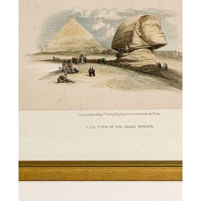 Print of the Sphinx by Roberts, 19th Century For Sale - Image 4 of 6