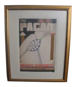 Avis Zeidler Painting, “The Pagan” Custom Framed