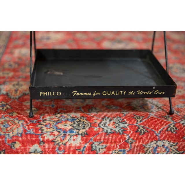 Vintage Mid Century Philco Display Stand For Sale In New York - Image 6 of 8