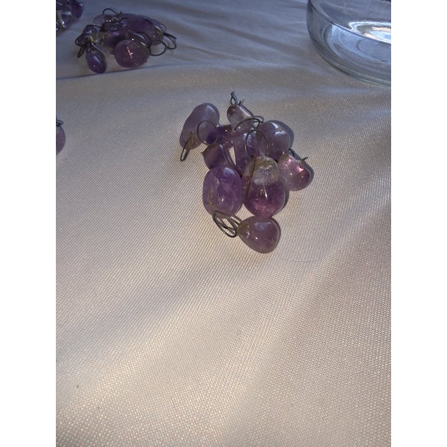 Gemstone Collection of Amethyst Quartz Drops For Sale - Image 7 of 11