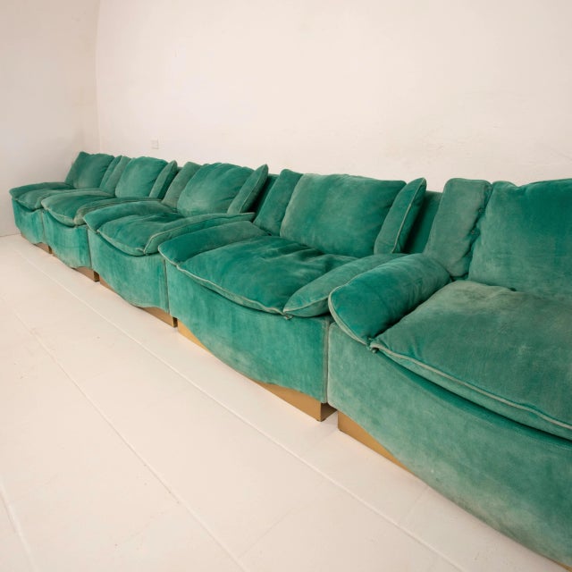 Stropiccio Lounge Chairs by Luciano Frigerio for Frigerio di Desio, 1975, Set of 5 For Sale - Image 6 of 18