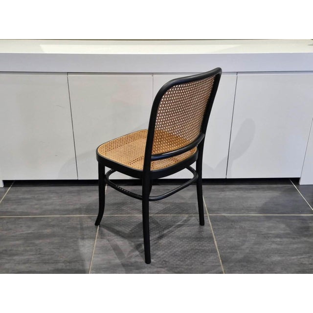 Vintage Model 811 Chairs by Joseph Hoffmann, 1990, Set of 4 For Sale - Image 10 of 13