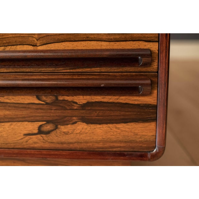 Mid Century Modern Rosewood Tall Dresser Chest by Westnofa of Norway For Sale - Image 13 of 13