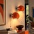 Orange Orange Eyeball Wall Lamps by Delmas, France, 1970s, Set of 2 For Sale - Image 8 of 15