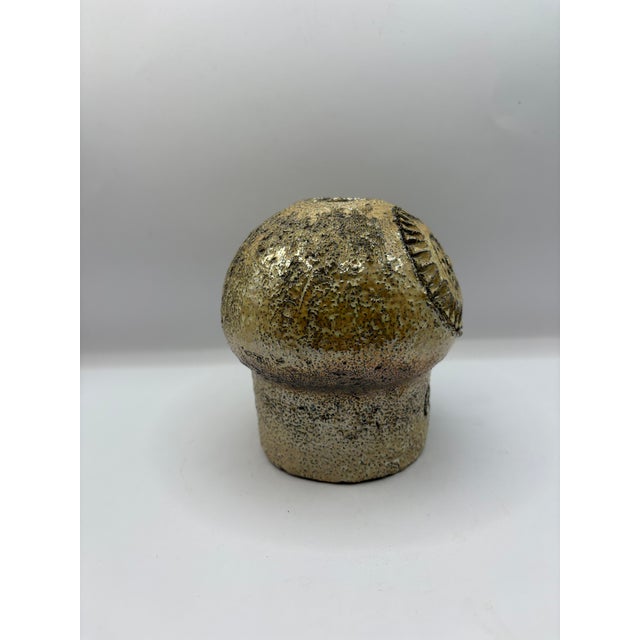 Owl Candlestick in Ceramic by Huguette Bessone, 1960s For Sale - Image 6 of 10