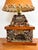 1940s Rustic Stone Fireplace Lamp Plus Night Light With Shade For Sale - Image 6 of 12