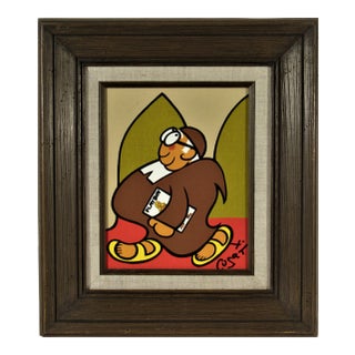 Xavier Cugat, Monkey Business, Circa 1970 For Sale