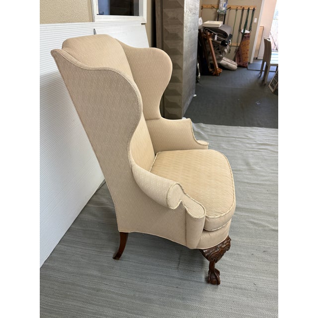 Early 21st Century Southwood Furniture Connoisseur Collection Wingback Armchair For Sale - Image 5 of 12
