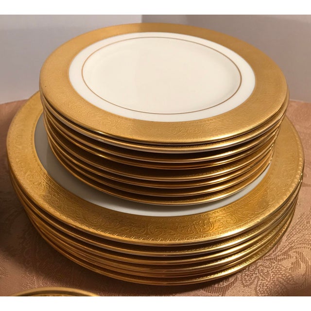 Vintage Lenox Gold Rim Fine China Dinnerware Set of 41 Chairish