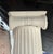 Early 20th Century Very Large 8 Ft Neoclassical Fluted White Carved Wood Architectural Columns, a Pair For Sale - Image 5 of 15