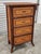 Nautical Vintage Late 20th Century Faux Bamboo & Rattan Chest of Drawers For Sale - Image 3 of 15