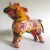 Tribal Vintage Mid Century Indian Rajasthan Multicolor Patchwork Fabric Horse Figurine For Sale - Image 3 of 11
