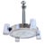 Metal Ceiling Lamp with Cylindrical Glass Shades, 1930s For Sale - Image 7 of 16