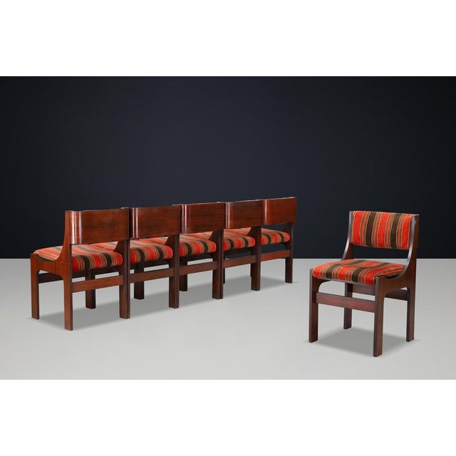 Sculptural Model 273 Dining Chairs by Franco Asnaghi, Italy, 1966, Set of 6 For Sale - Image 13 of 15