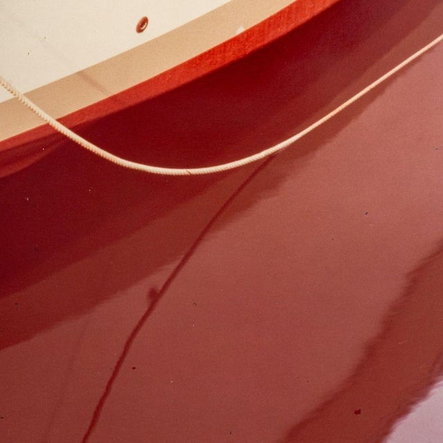 Anne Sager (American, 1930-2024), Boat Reflections, Color Photograph, Chromogenic Print, signed in ink lower right, with...