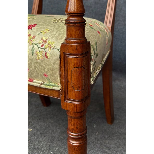 Pair of Regency Arm Chairs, 19th Century For Sale In Houston - Image 6 of 7