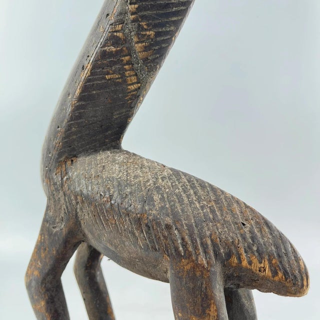 Early 20th Century Bamana Chi Wara Antelope Headcrest Mali For Sale - Image 4 of 11
