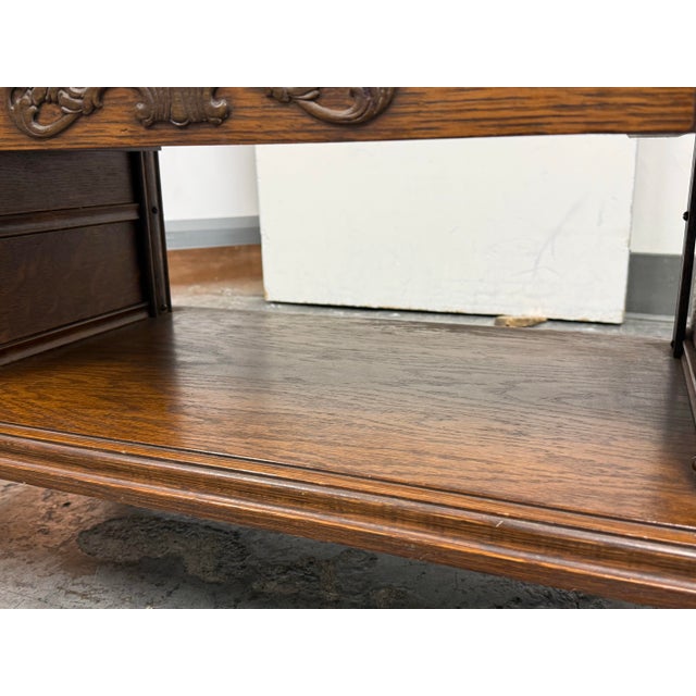 Converted Sewing Machine Coffee Table, Vintage For Sale - Image 12 of 12