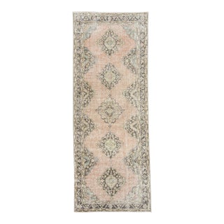 Turkish Vintage Rug 4'8" x 12' #21393 For Sale
