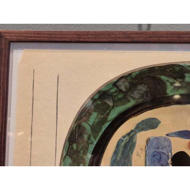 1940s After Picasso, Céramiques de Picasso Plates, 1948, Prints, Framed, Set of 4 For Sale - Image 5 of 9