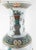 White Chinese Chinoiserie Famille Verte Decorative Floor Vase For Sale - Image 8 of 13
