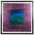 A Carol Summers (American, 1925-2016) woodcut print titled 'In Memory of Bob Kutak' depicting a grassy hillside under a...