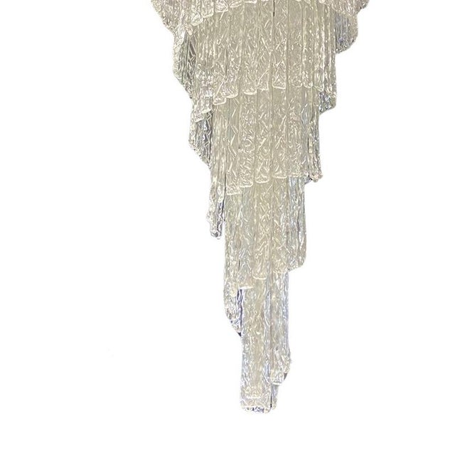 Murano Glass Chandelier, 1980s For Sale - Image 3 of 5