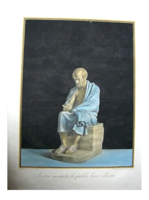 Giò. Brunet, Unknown Statue of an Important Greek Man, Etching, 1794