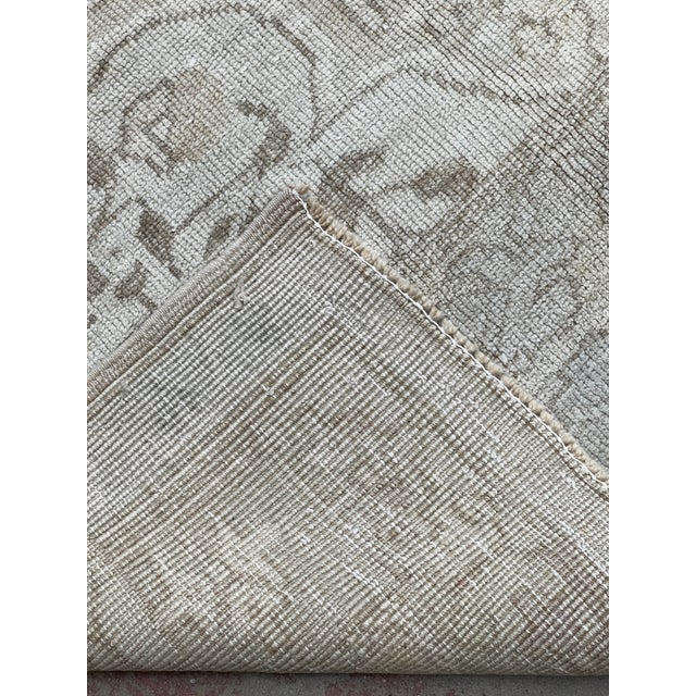 Vintage Turkish Hand Knotted Wool Rug 4’1” X 7’3” For Sale In Washington DC - Image 6 of 6