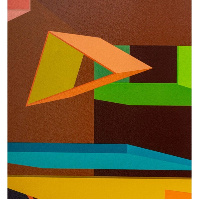 1990s Al Held "Scholes Ii" Screenprint, 1991 For Sale - Image 5 of 13