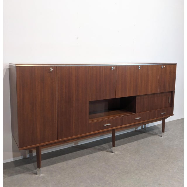 Vintage Scandinavian Highboard, 1960s For Sale - Image 12 of 13