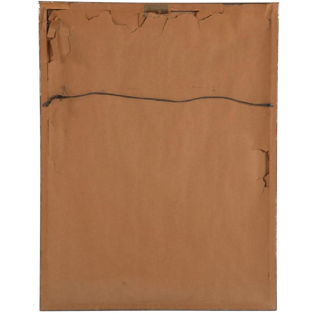 Original Signed Julian Trevelyan "Hindu Temple" Rare Aquatint Etching For Sale - Image 4 of 4