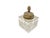 Metal Art Deco Crystal Inkwell, Germany, 1930s For Sale - Image 7 of 14
