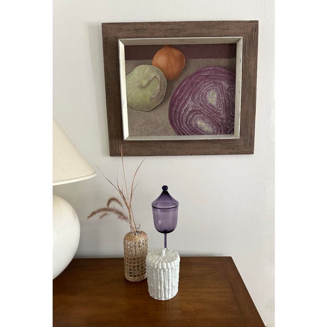 Onion Kitchen Painting Still Life For Sale In San Diego - Image 6 of 11