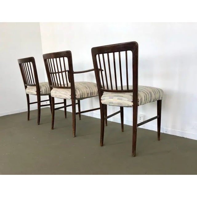 Mid-Century Modern Dining Chairs, 1950s, Set of 3 For Sale - Image 3 of 9