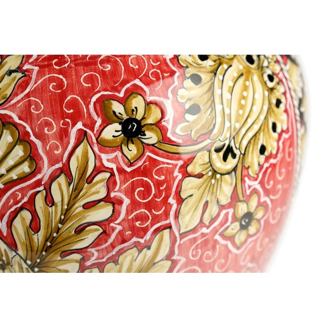 Oriental Flowers Heritage Vase by Deblona For Sale - Image 13 of 17
