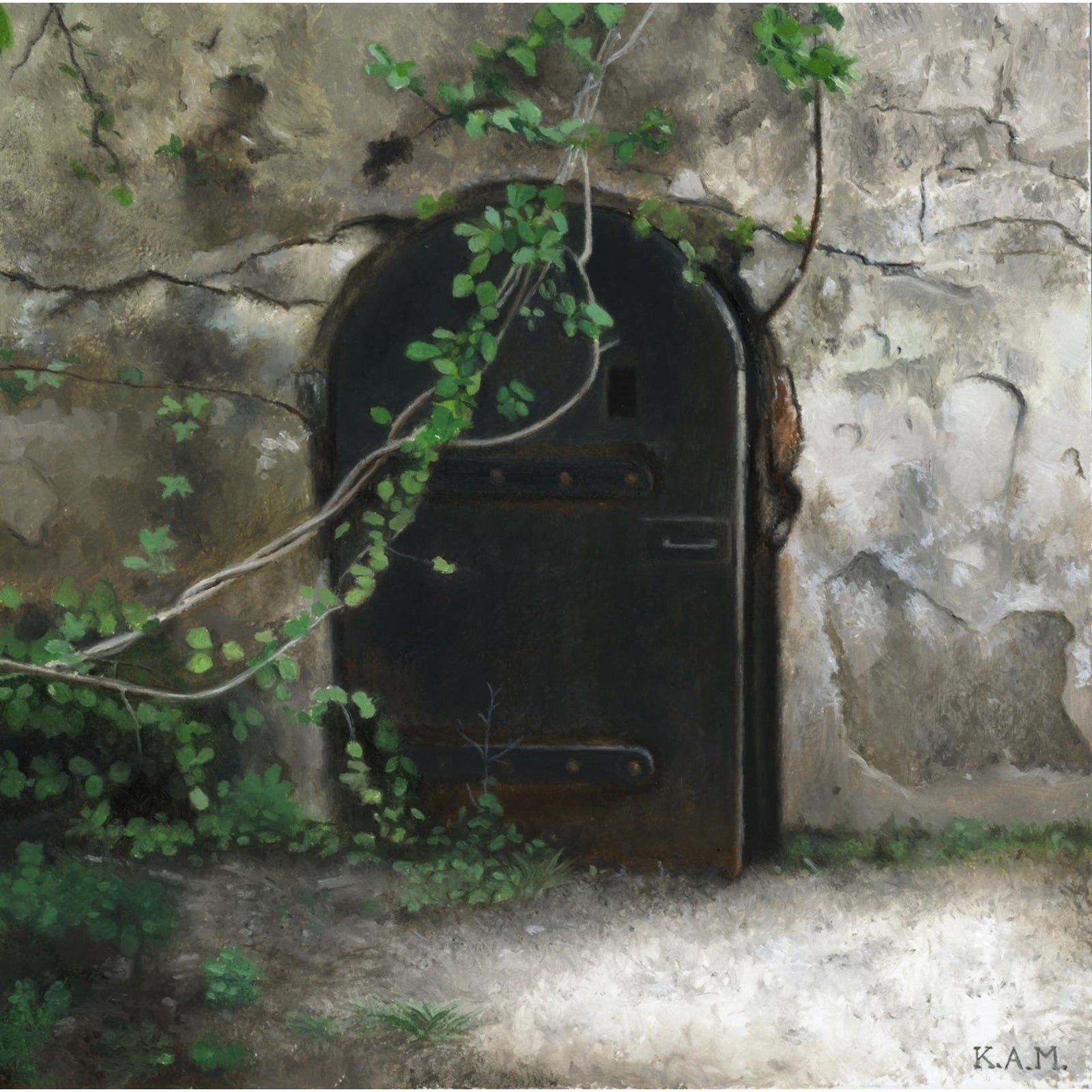 Forgotten Passage by Kevin A. Moore | Oil on Artefex ACM panel Doorway ...