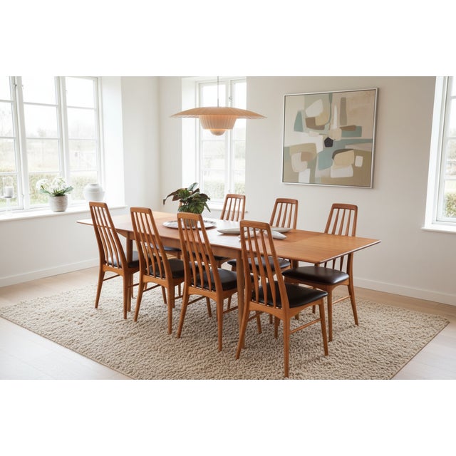 Eva Chair in Teak with Leather by Niels Kofoed for Koefoeds Møbelfabrik, 1960s For Sale - Image 11 of 18