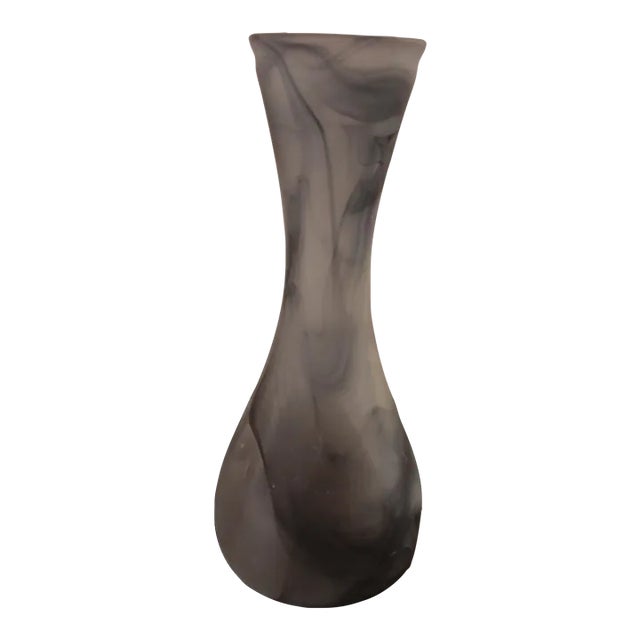 Vintage Akcam Glass Vase, Made in Turkey For Sale