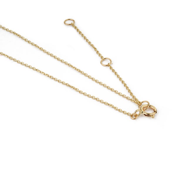 14k Yellow Gold 6.84ct Pear-Cut Natural Emerald Station Necklace With Diamonds For Sale - Image 11 of 18