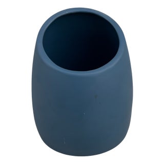 Blue Ceramic Vase, Italy, 1970s For Sale
